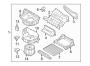 Diagram AIR CONDITIONER & HEATER. BLOWER MOTOR & FAN. for your Hyundai