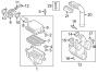 Diagram ENGINE / TRANSAXLE. AIR INTAKE. for your 2020 Hyundai Veloster N