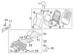 Seat Cushion Foam (Front)