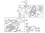 Diagram SEATS & TRACKS. DRIVER SEAT COMPONENTS. for your Hyundai