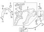 Diagram QUARTER PANEL & COMPONENTS. for your 2021 Hyundai Tucson Sport