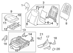 Seat Cushion Foam (Front)