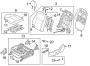 Diagram SEATS & TRACKS. DRIVER SEAT COMPONENTS. for your Hyundai