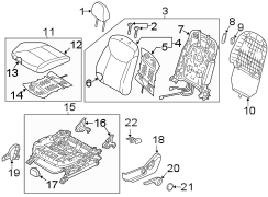 Seat Cushion Foam (Front)