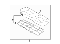 Seat Cushion Foam (Rear)