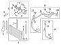 Diagram AIR CONDITIONER & HEATER. COMPRESSOR & LINES. CONDENSER. for your 2015 Hyundai Tucson
