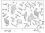 Diagram AIR CONDITIONER & HEATER. EVAPORATOR & HEATER COMPONENTS. for your Hyundai
