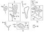 Diagram ENGINE / TRANSAXLE. ENGINE PARTS. for your 2017 Hyundai