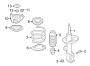 Diagram FRONT SUSPENSION. STRUTS & COMPONENTS. for your Hyundai