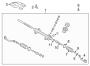 Diagram STEERING GEAR & LINKAGE. for your Hyundai