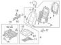 Diagram SEATS & TRACKS. PASSENGER SEAT COMPONENTS. for your Hyundai