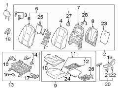 Seat Back Assembly (Front)