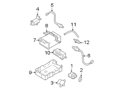 Diagram EMISSION SYSTEM. EMISSION COMPONENTS. for your Hyundai