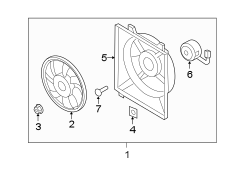 A/C Condenser Fan Assembly