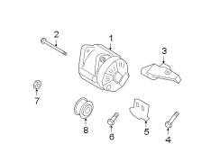 Diagram ALTERNATOR. for your 2008 Hyundai Tiburon