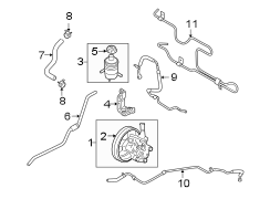 Diagram STEERING GEAR & LINKAGE. PUMP & HOSES. for your Hyundai