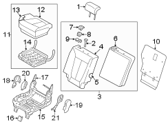 Seat Cushion Foam (Right)