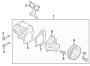 Diagram WATER PUMP. for your 2014 Hyundai Tucson Limited 2.4L Theta II FWD