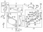 Diagram RADIATOR & COMPONENTS. for your 2018 Hyundai Elantra GT