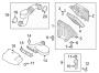 Diagram ENGINE / TRANSAXLE. AIR INTAKE. for your Hyundai