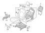 Diagram SEATS & TRACKS. PASSENGER SEAT COMPONENTS. for your Hyundai