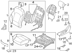 Seat Cushion Foam (Front)