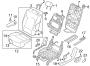 Diagram SEATS & TRACKS. SECOND ROW SEATS. for your Hyundai