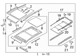 Sunroof Assembly (Right)