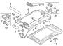 Diagram INTERIOR TRIM. for your 2016 Hyundai Santa Fe