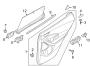 Diagram REAR DOOR. INTERIOR TRIM. for your 2018 Hyundai Santa Fe