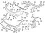 Diagram REAR BUMPER. BUMPER & COMPONENTS. for your 2017 Hyundai Santa Fe