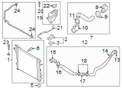 Engine Coolant Reservoir Hose