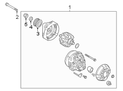 Diagram ALTERNATOR. for your 2019 Hyundai