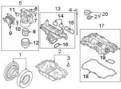 Diagram Engine parts. for your Hyundai