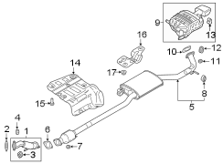 Exhaust Muffler (Rear)