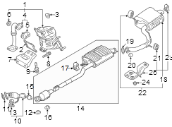 Exhaust Muffler (Rear)