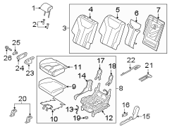 Seat Cushion Foam (Right, Rear)