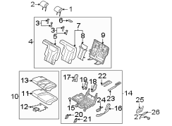 Seat Heater Pad (Rear)