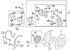 ABS Wheel Speed Sensor (Right, Rear)