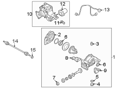 CV Axle Assembly (Left, Rear)