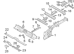 Bracket. Support. (Right, Rear). A component that.