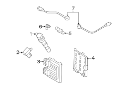 Diagram IGNITION SYSTEM. for your 2007 Hyundai Azera