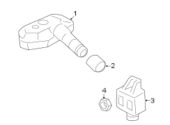 Diagram TIRE PRESSURE MONITOR COMPONENTS. for your 2010 Hyundai Tucson