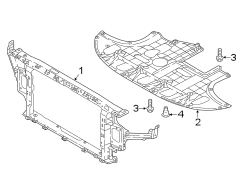 Radiator Support Splash Shield (Front, Lower)