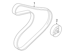 Diagram BELTS & PULLEYS. for your Hyundai