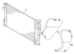 Automatic Transmission Oil Cooler Hose (Upper)