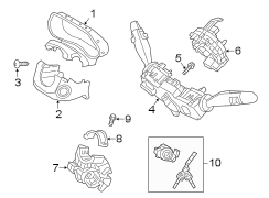 Cylinder and keys. Ignition Lock Cylinder. KEY SUB Set - Steering Lock. 