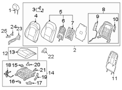 Seat Back Frame (Right, Front)