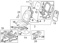 Seat Cover (Left, Front)