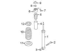 Coil Spring. Spring. (Rear)